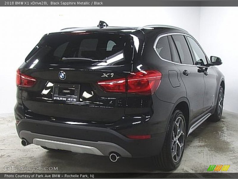 Black Sapphire Metallic / Black 2018 BMW X1 xDrive28i