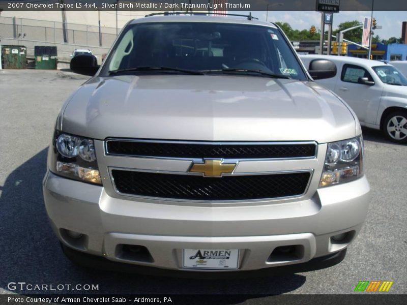 Silver Birch Metallic / Dark Titanium/Light Titanium 2007 Chevrolet Tahoe LS 4x4