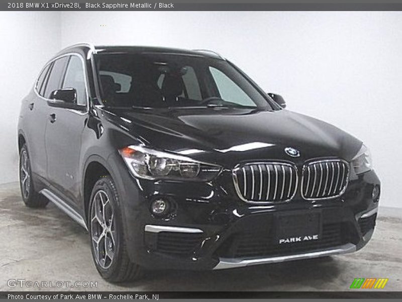 Black Sapphire Metallic / Black 2018 BMW X1 xDrive28i