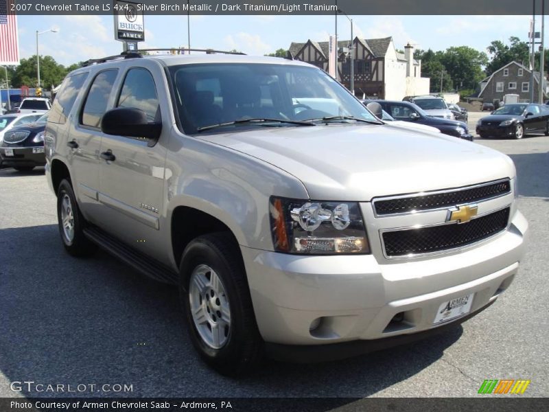 Silver Birch Metallic / Dark Titanium/Light Titanium 2007 Chevrolet Tahoe LS 4x4