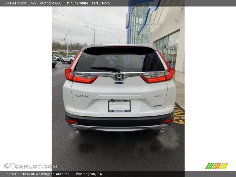 Platinum White Pearl / Ivory 2019 Honda CR-V Touring AWD