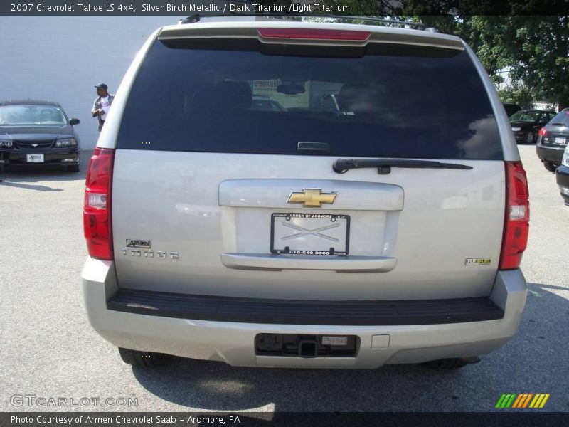 Silver Birch Metallic / Dark Titanium/Light Titanium 2007 Chevrolet Tahoe LS 4x4