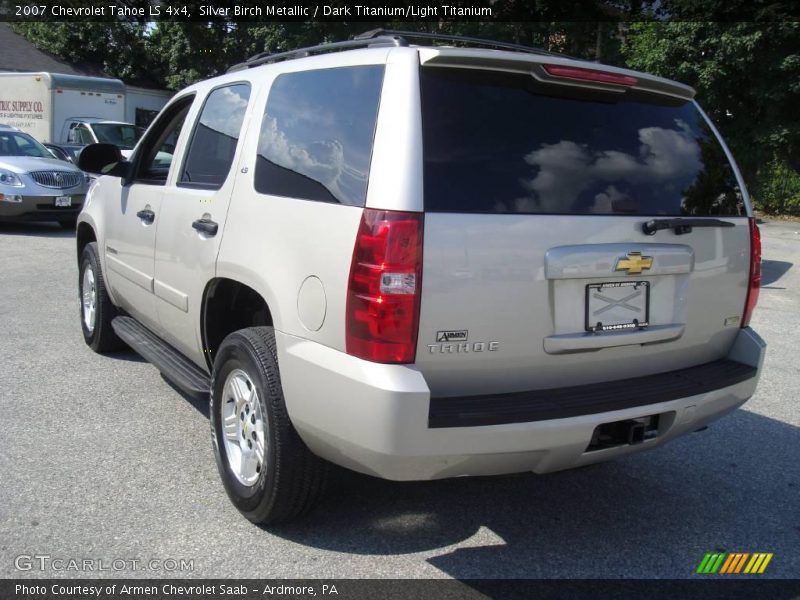 Silver Birch Metallic / Dark Titanium/Light Titanium 2007 Chevrolet Tahoe LS 4x4