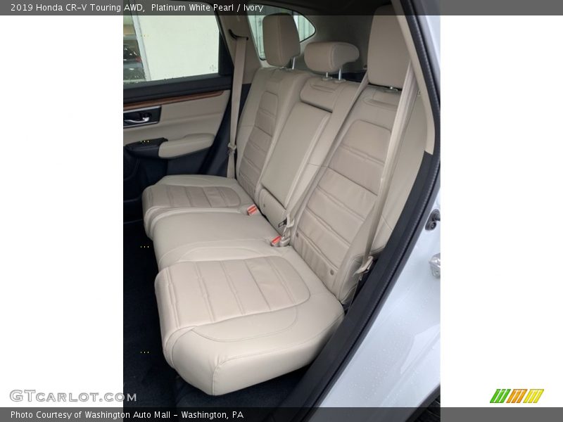 Platinum White Pearl / Ivory 2019 Honda CR-V Touring AWD