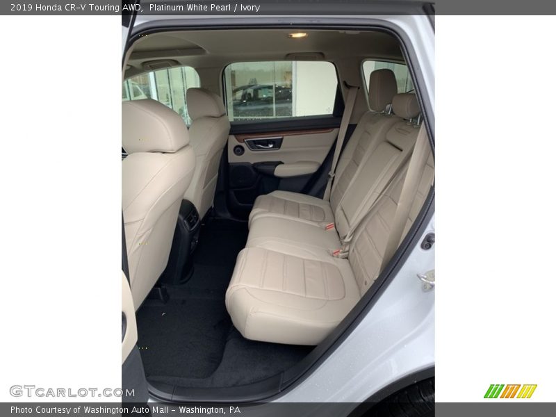 Platinum White Pearl / Ivory 2019 Honda CR-V Touring AWD