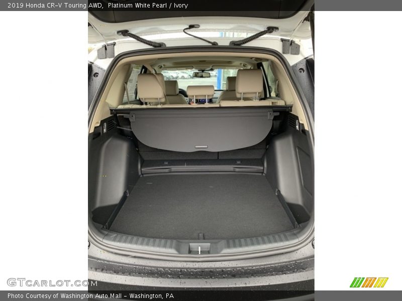 Platinum White Pearl / Ivory 2019 Honda CR-V Touring AWD