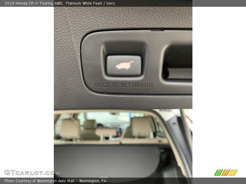 Platinum White Pearl / Ivory 2019 Honda CR-V Touring AWD
