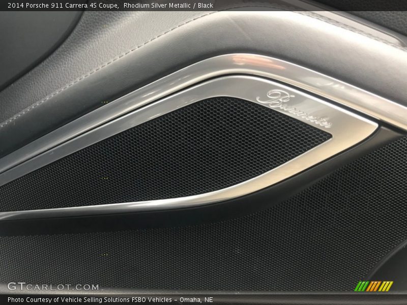 Rhodium Silver Metallic / Black 2014 Porsche 911 Carrera 4S Coupe