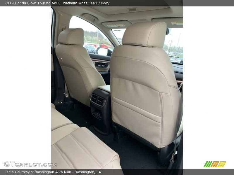 Platinum White Pearl / Ivory 2019 Honda CR-V Touring AWD