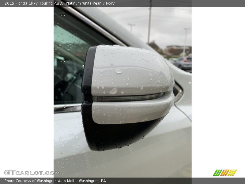 Platinum White Pearl / Ivory 2019 Honda CR-V Touring AWD