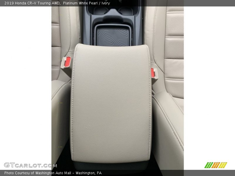 Platinum White Pearl / Ivory 2019 Honda CR-V Touring AWD
