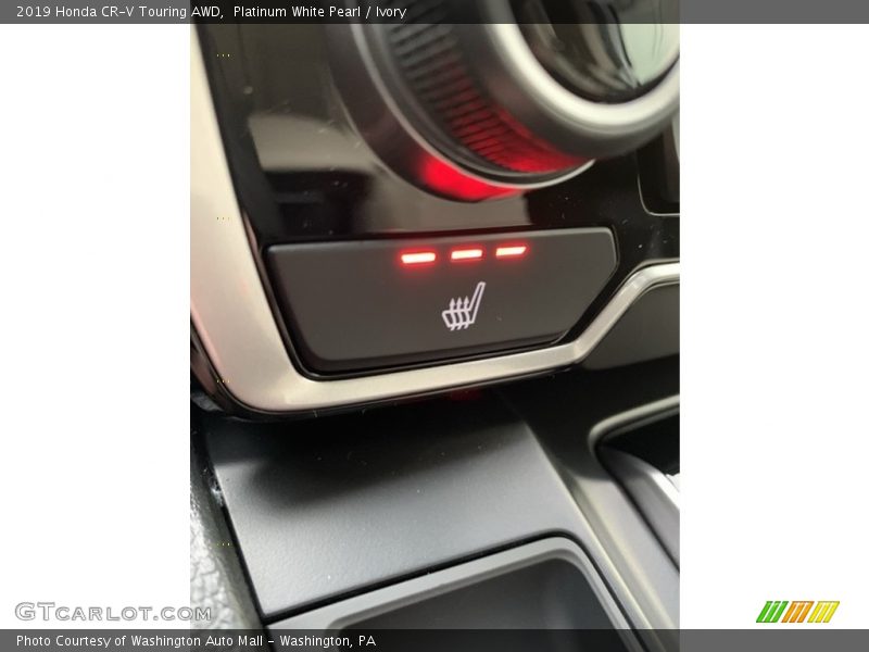 Platinum White Pearl / Ivory 2019 Honda CR-V Touring AWD