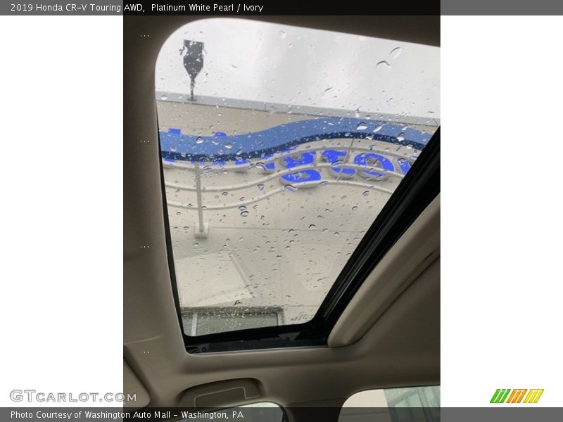 Platinum White Pearl / Ivory 2019 Honda CR-V Touring AWD