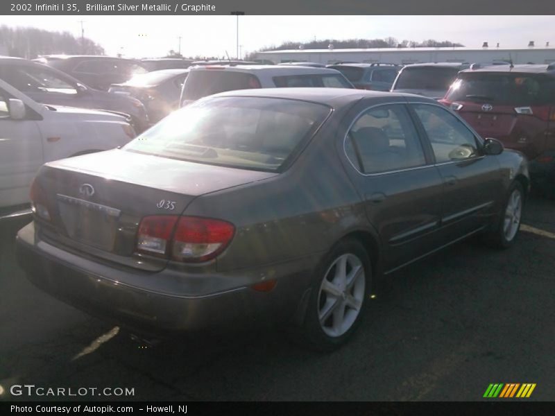 Brilliant Silver Metallic / Graphite 2002 Infiniti I 35