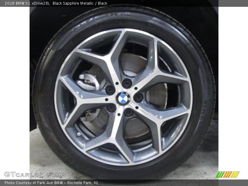 Black Sapphire Metallic / Black 2018 BMW X1 xDrive28i