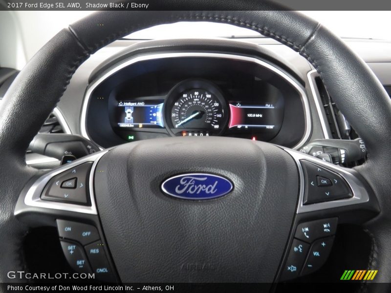 Shadow Black / Ebony 2017 Ford Edge SEL AWD