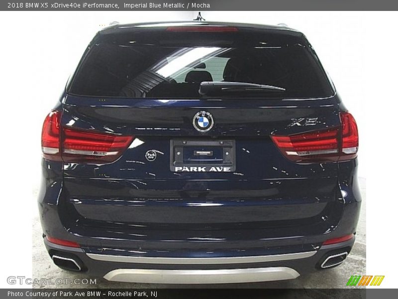Imperial Blue Metallic / Mocha 2018 BMW X5 xDrive40e iPerfomance
