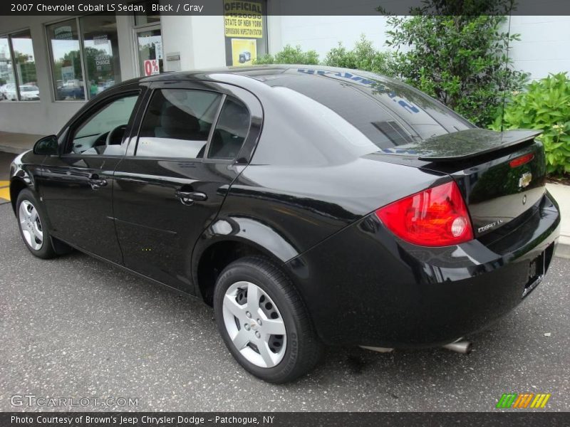 Black / Gray 2007 Chevrolet Cobalt LS Sedan