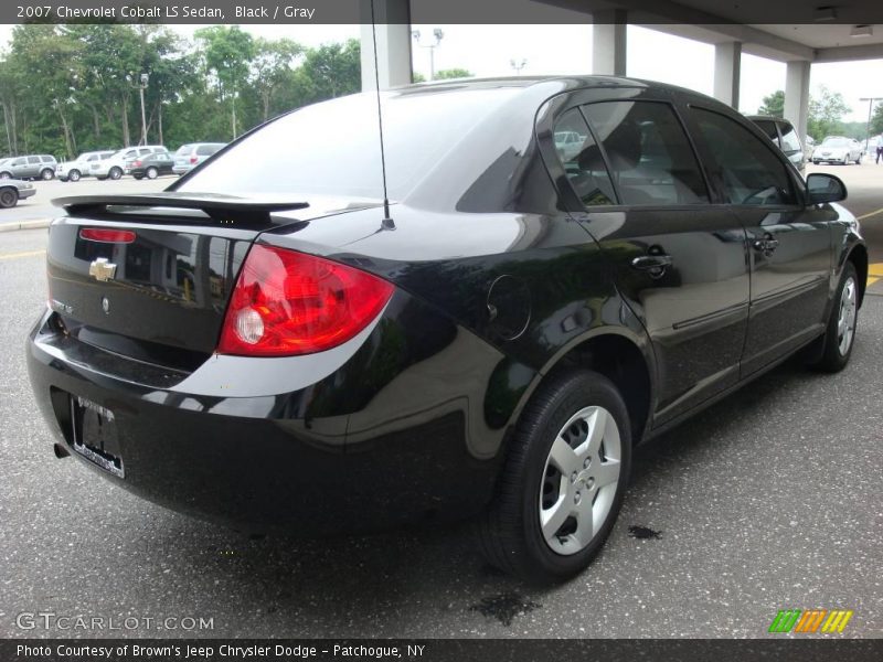 Black / Gray 2007 Chevrolet Cobalt LS Sedan