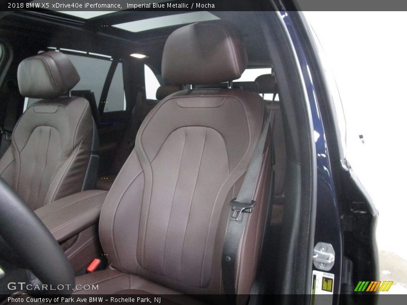 Imperial Blue Metallic / Mocha 2018 BMW X5 xDrive40e iPerfomance