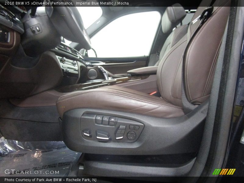 Imperial Blue Metallic / Mocha 2018 BMW X5 xDrive40e iPerfomance