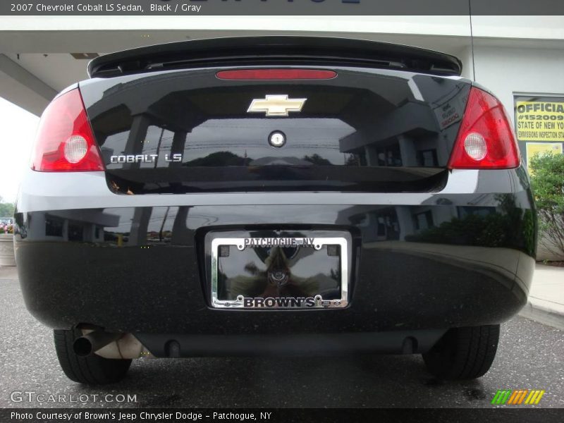 Black / Gray 2007 Chevrolet Cobalt LS Sedan