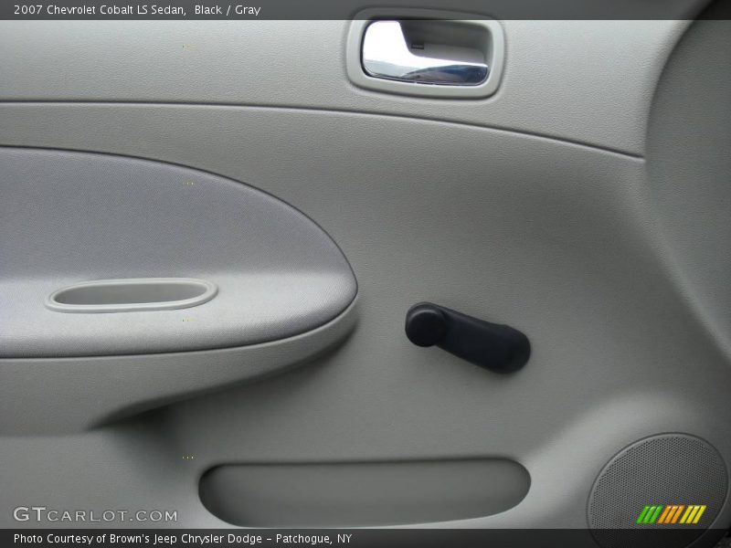 Black / Gray 2007 Chevrolet Cobalt LS Sedan