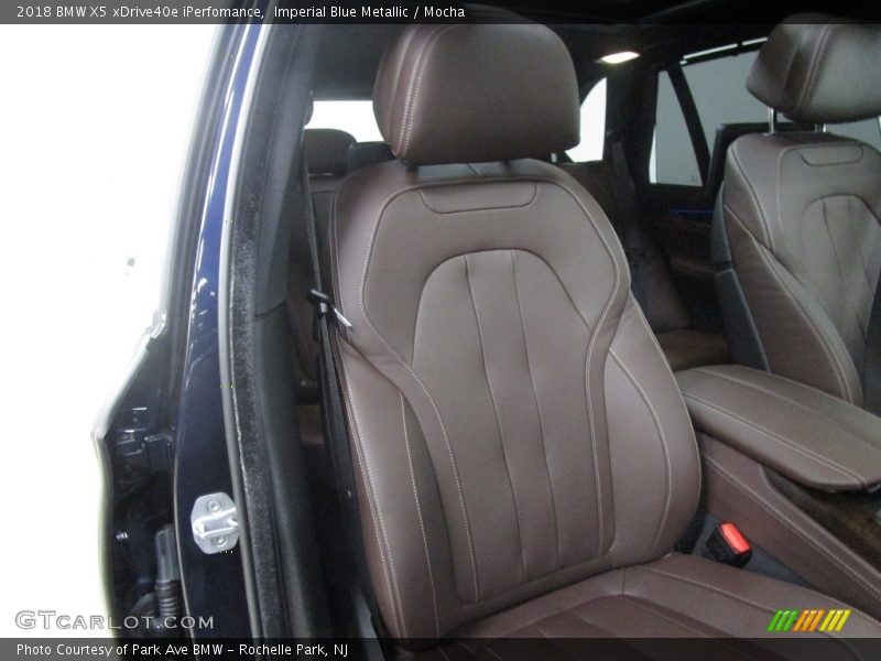 Imperial Blue Metallic / Mocha 2018 BMW X5 xDrive40e iPerfomance