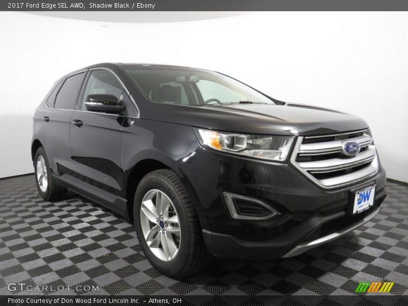 Shadow Black / Ebony 2017 Ford Edge SEL AWD