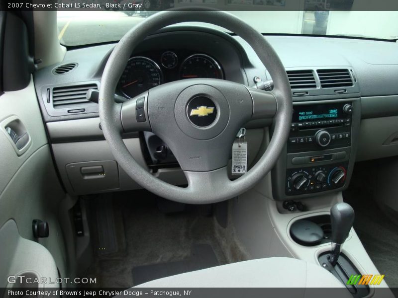 Black / Gray 2007 Chevrolet Cobalt LS Sedan