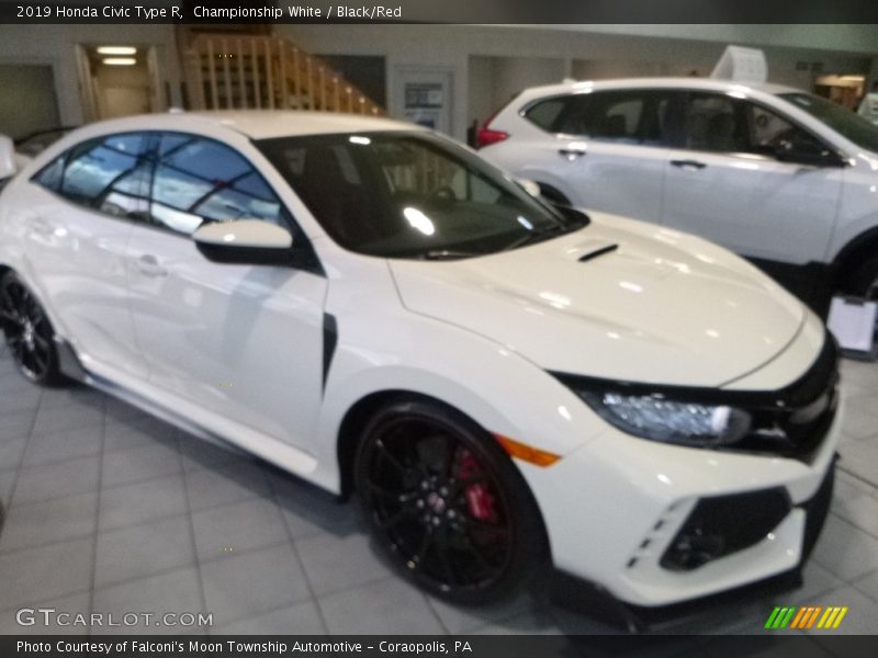 Championship White / Black/Red 2019 Honda Civic Type R