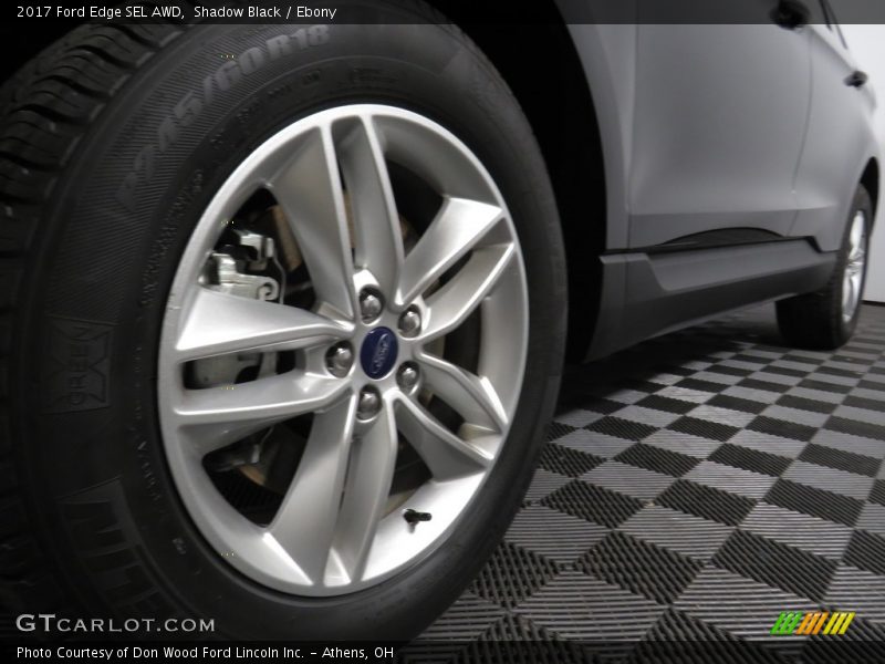 Shadow Black / Ebony 2017 Ford Edge SEL AWD