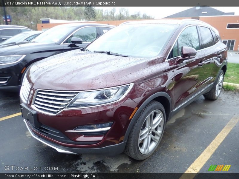 Burgundy Velvet / Cappuccino 2017 Lincoln MKC Reserve AWD