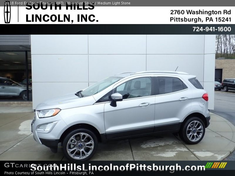 Moondust Silver / Medium Light Stone 2018 Ford EcoSport Titanium 4WD