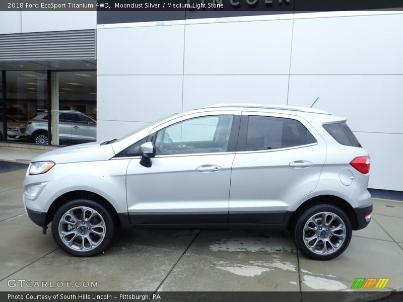 Moondust Silver / Medium Light Stone 2018 Ford EcoSport Titanium 4WD