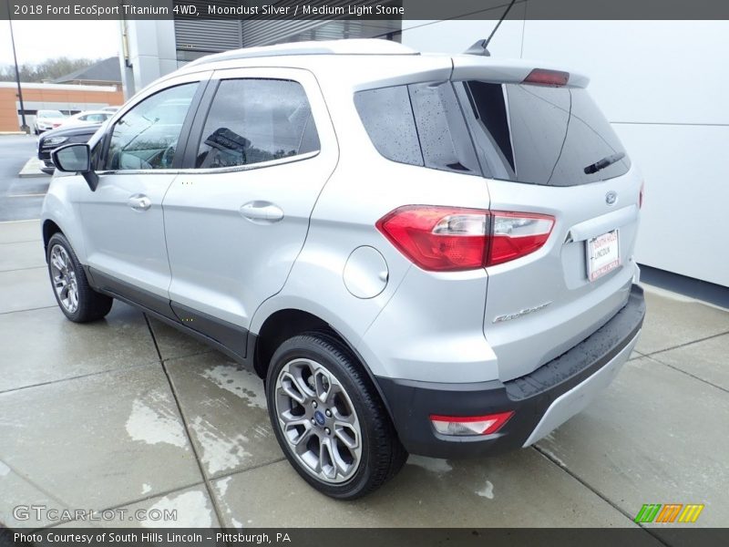 Moondust Silver / Medium Light Stone 2018 Ford EcoSport Titanium 4WD