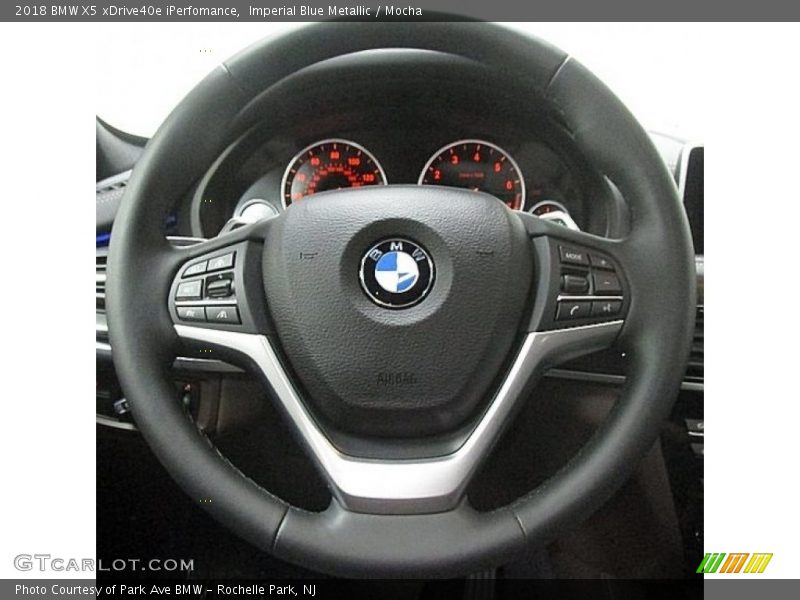 Imperial Blue Metallic / Mocha 2018 BMW X5 xDrive40e iPerfomance