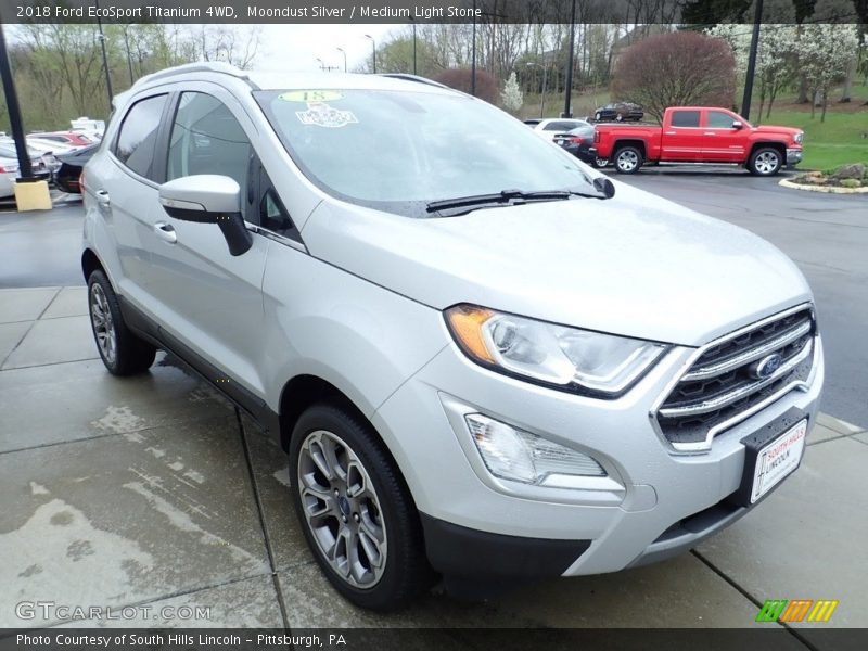 Moondust Silver / Medium Light Stone 2018 Ford EcoSport Titanium 4WD
