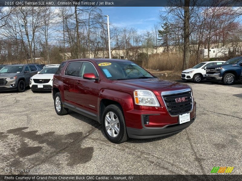 Crimson Red Tintcoat / Jet Black 2016 GMC Terrain SLE AWD