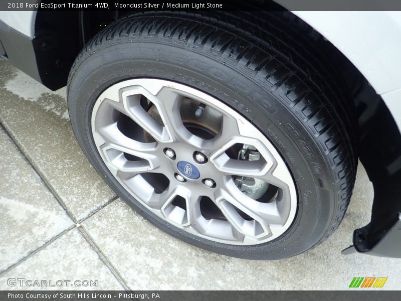 Moondust Silver / Medium Light Stone 2018 Ford EcoSport Titanium 4WD