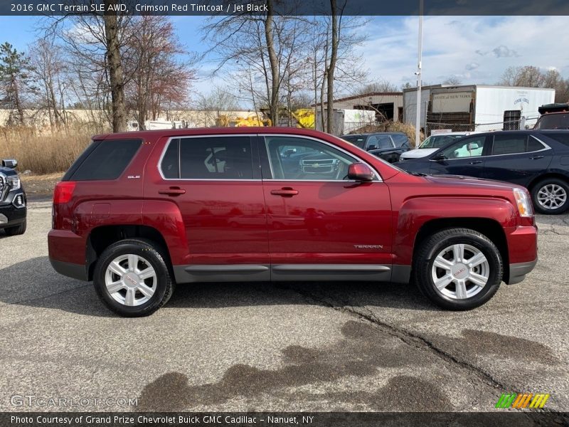Crimson Red Tintcoat / Jet Black 2016 GMC Terrain SLE AWD