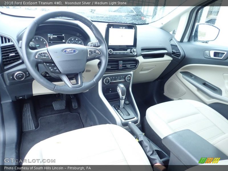Moondust Silver / Medium Light Stone 2018 Ford EcoSport Titanium 4WD