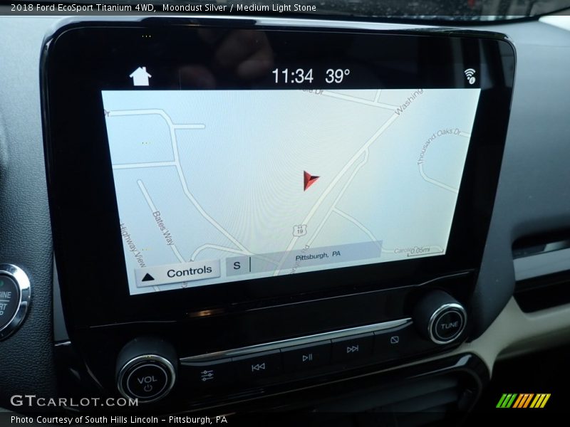 Moondust Silver / Medium Light Stone 2018 Ford EcoSport Titanium 4WD