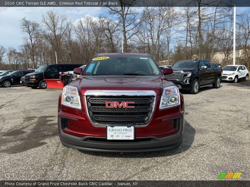 Crimson Red Tintcoat / Jet Black 2016 GMC Terrain SLE AWD