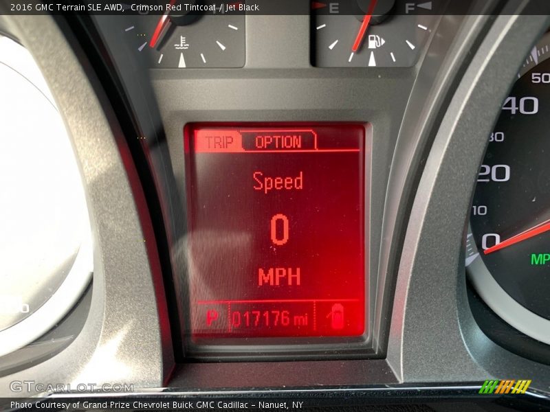 Crimson Red Tintcoat / Jet Black 2016 GMC Terrain SLE AWD