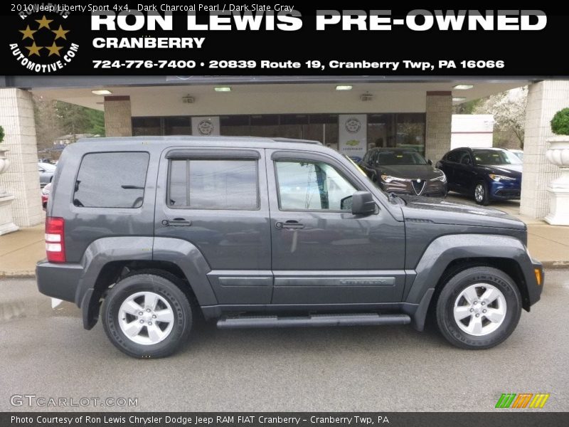 Dark Charcoal Pearl / Dark Slate Gray 2010 Jeep Liberty Sport 4x4