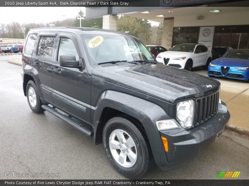 Dark Charcoal Pearl / Dark Slate Gray 2010 Jeep Liberty Sport 4x4