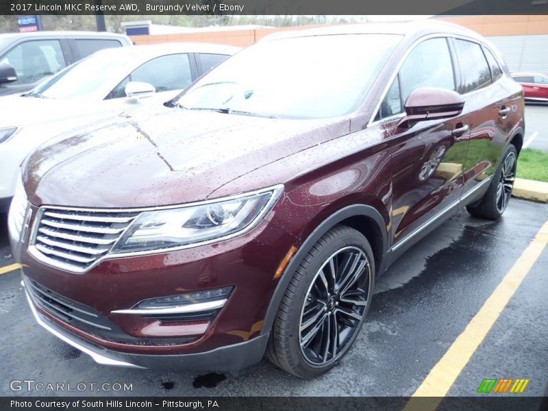 Burgundy Velvet / Ebony 2017 Lincoln MKC Reserve AWD
