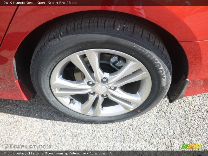 Scarlet Red / Black 2019 Hyundai Sonata Sport