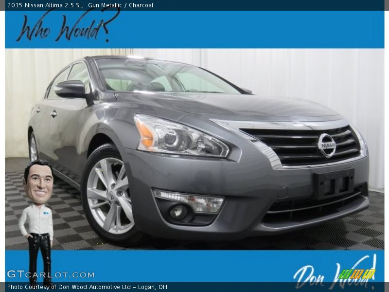 Gun Metallic / Charcoal 2015 Nissan Altima 2.5 SL
